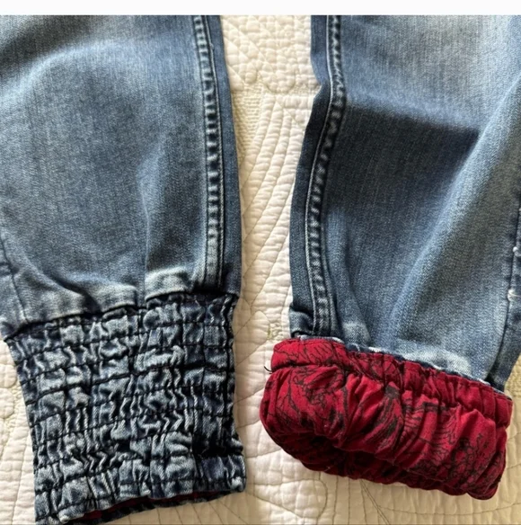 Desigual Boho Hippie Joggers Style Jeans Size 32 - Picture 6 of 10